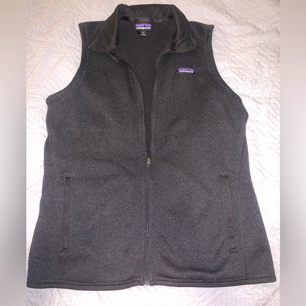 Size XL women’s Patagonia black vest.